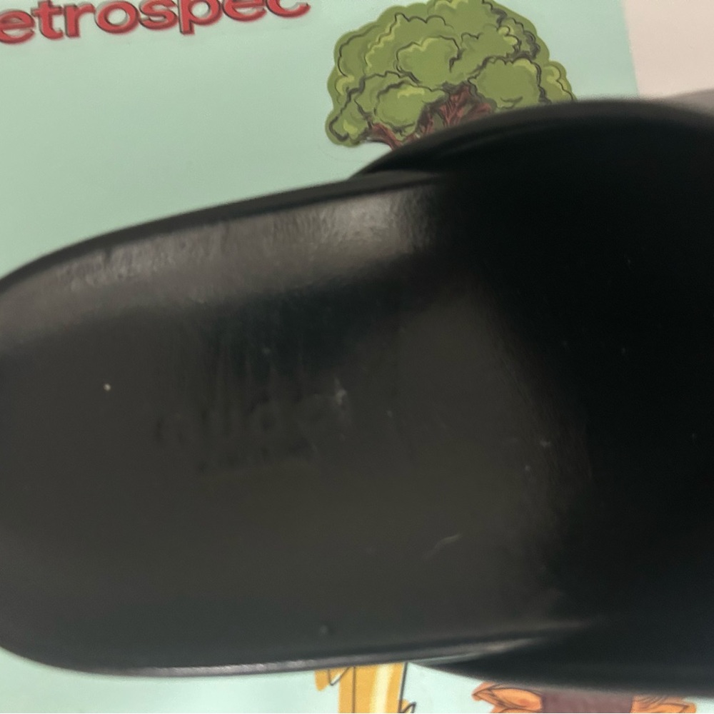 Gucci Black Leather Mules with Gold Horsebit - Picture 3 of 6